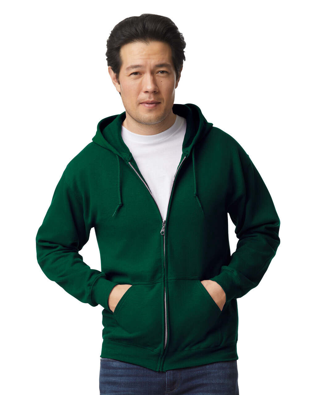 Zip-Up Hoodies 50/50 Cotton-Polyester