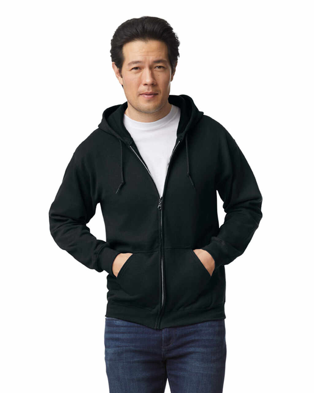 Zip-Up Hoodies 50/50 Cotton-Polyester