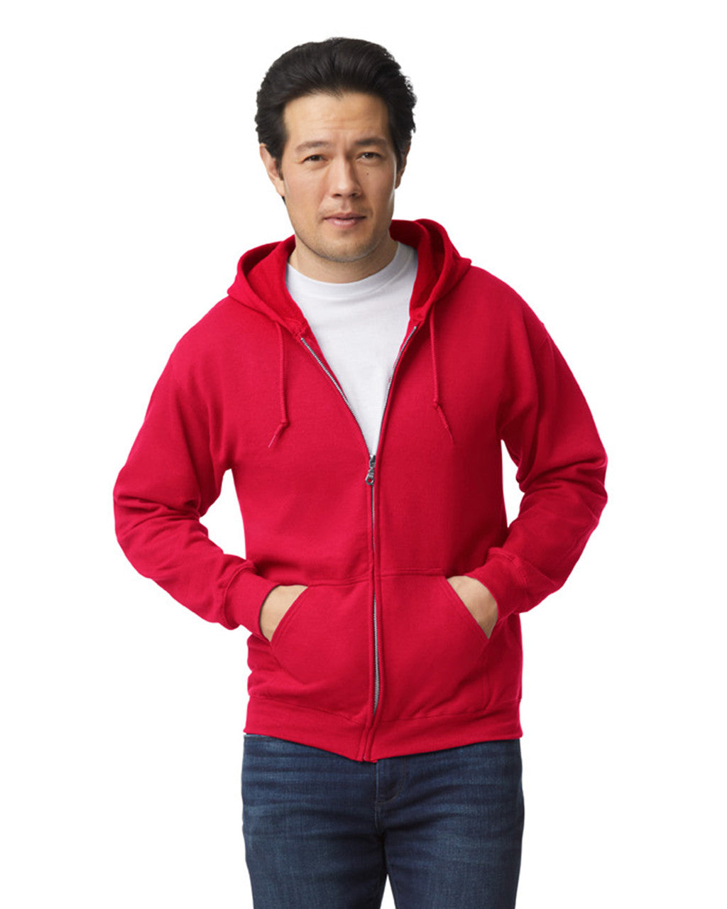 Zip-Up Hoodies 50/50 Cotton-Polyester