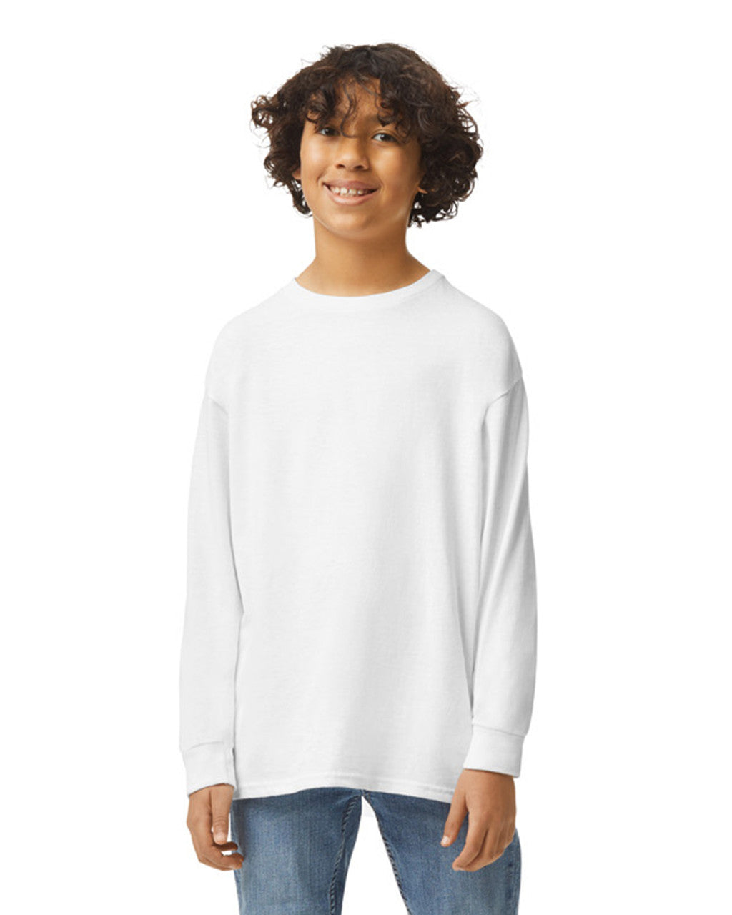Kids Long Sleeve T-Shirt Midweight Cotton 8.8 oz | Gildan 5400B