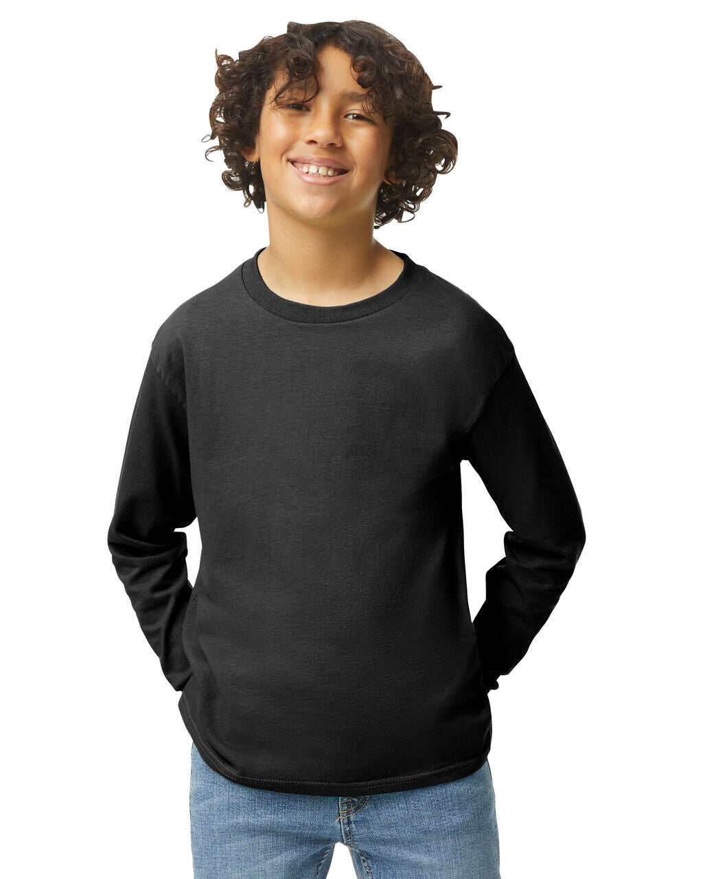Kids Long Sleeve T-Shirt Midweight Cotton 8.8 oz | Gildan 5400B
